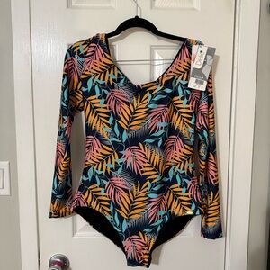 NWT Tropical One Piece 2X